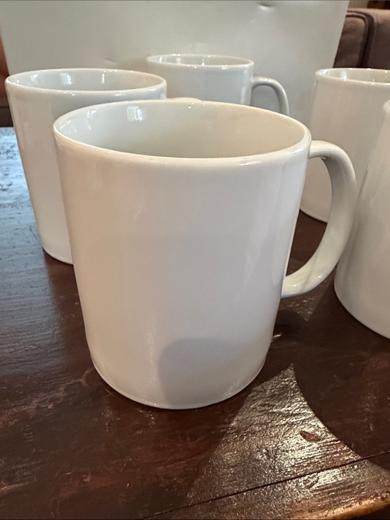 Structube Other - White Structube Ceramic Coffee Mugs - Set of 5